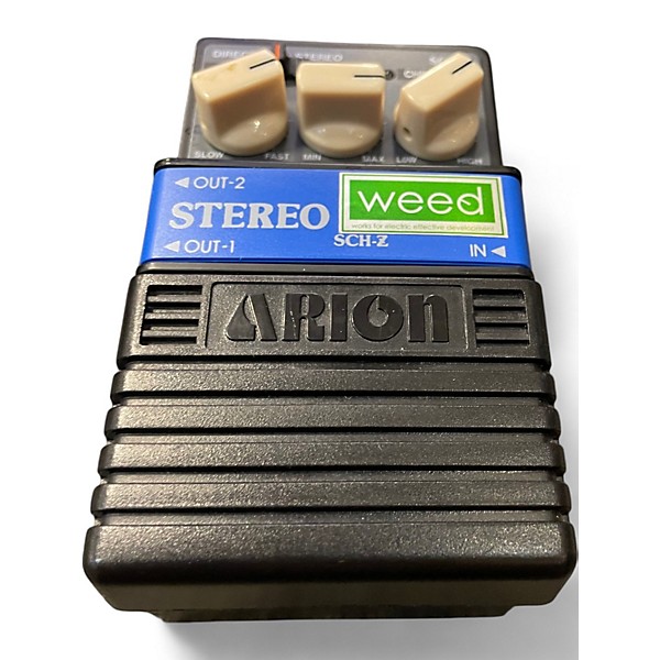 Used Arion SCHZ Stereo Chorus Weed Japan Mod Effect Pedal