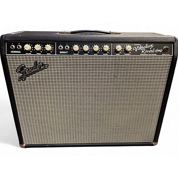 Used Fender Custom Vibrolux Reverb Tube Guitar Combo Amp