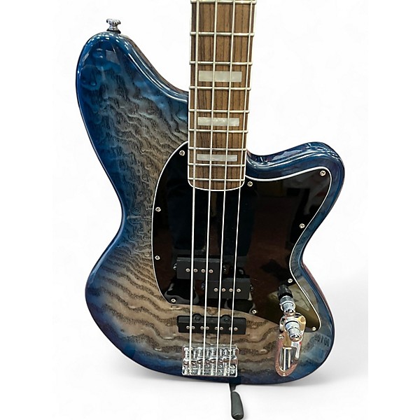 Used Ibanez TMB400A Cosmic Blue Starburst Electric Bass Guitar