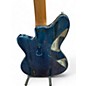 Used Ibanez TMB400A Cosmic Blue Starburst Electric Bass Guitar