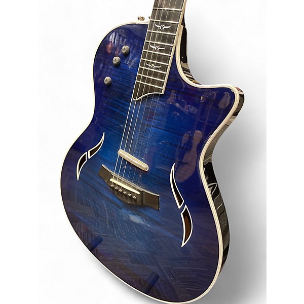 Used Taylor T5C1 Trans Blue Hollow Body Electric Guitar