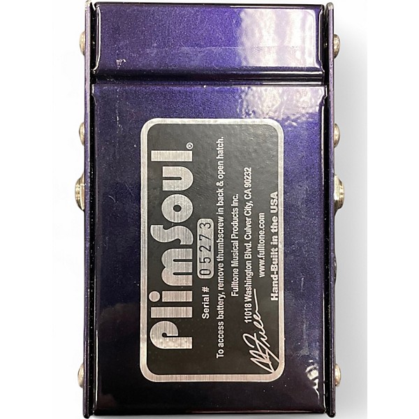 Used Fulltone PLS Plimsoul Distortion Effect Pedal