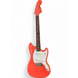 Used Fender MIJ CHAR ZICCA SIGNATURE MUSTANG HIIRO RED Solid Body Electric Guitar
