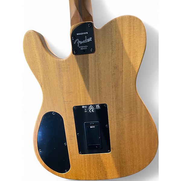 Used Fender Acoustasonic Player Telecaster Butterscotch Acoustic Electric Guitar