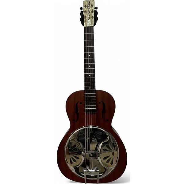 Used Gretsch Guitars G9200 Boxcar Round Neck Natural Resonator Guitar