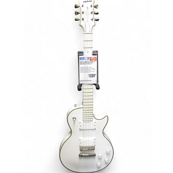 Used Epiphone Matt Heafy Les Paul Custom Alpine White Solid Body Electric Guitar