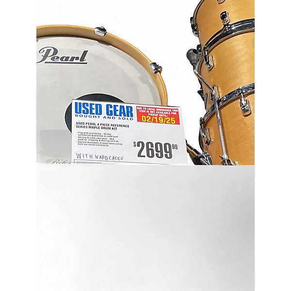 Used Pearl 4 Piece Reference Series MAPLE Drum Kit
