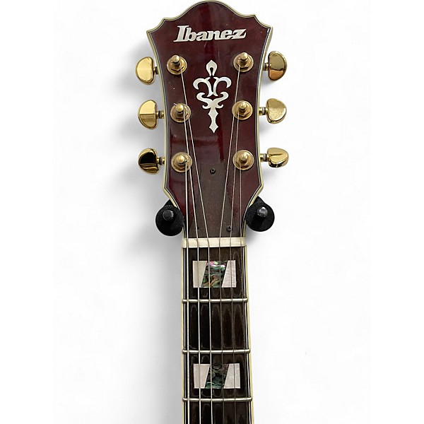 Used Ibanez AS253BM Wine Red Hollow Body Electric Guitar