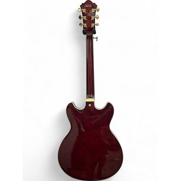 Used Ibanez AS253BM Wine Red Hollow Body Electric Guitar