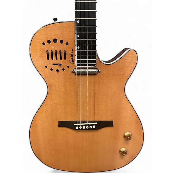 Used Godin MULTIAC STEEL Natural Acoustic Electric Guitar