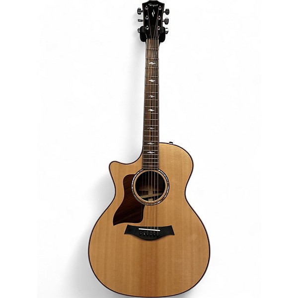 Used Taylor 814CE Left Handed Natural Acoustic Electric Guitar