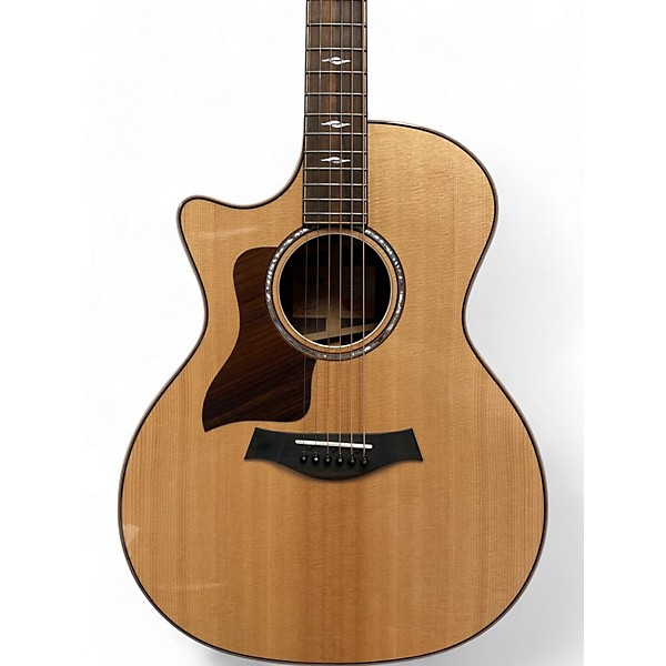 Used Taylor 814CE Left Handed Natural Acoustic Electric Guitar