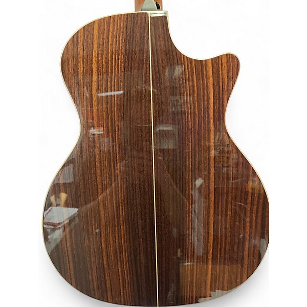 Used Taylor 814CE Left Handed Natural Acoustic Electric Guitar