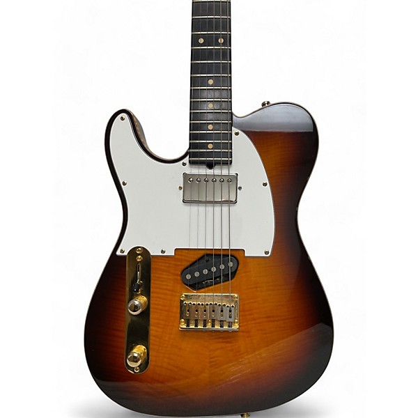Used 1999 Tom Anderson Hollow T Classic Contoured Left Handed Desert Sunset Solid Body Electric Guitar