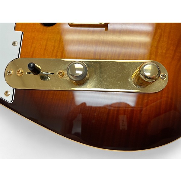 Used 1999 Tom Anderson Hollow T Classic Contoured Left Handed Desert Sunset Solid Body Electric Guitar