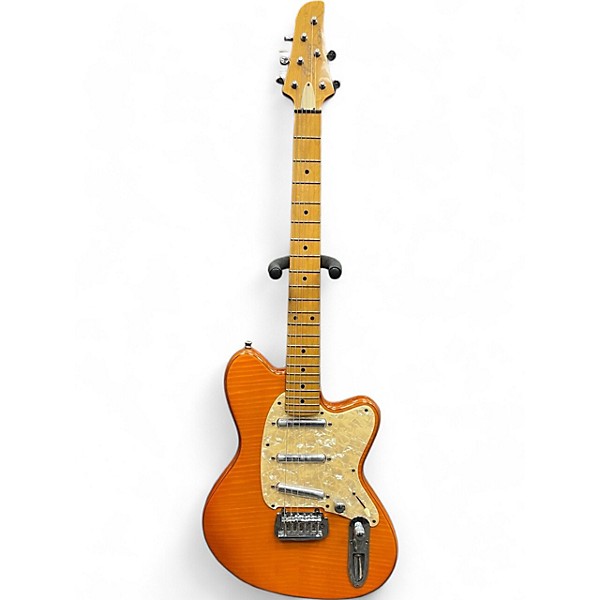 Used Ibanez TC830FM Butterscotch Transparent Solid Body Electric Guitar