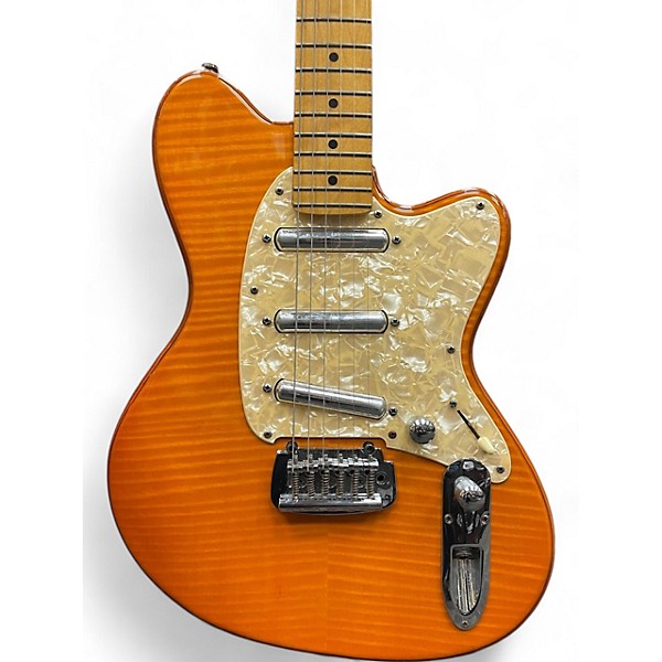 Used Ibanez TC830FM Butterscotch Transparent Solid Body Electric Guitar