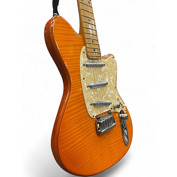 Used Ibanez TC830FM Butterscotch Transparent Solid Body Electric Guitar