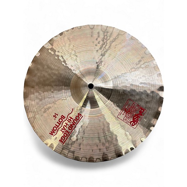 Used Paiste 14in 2002 SOUND EDGE BOTTOM Cymbal