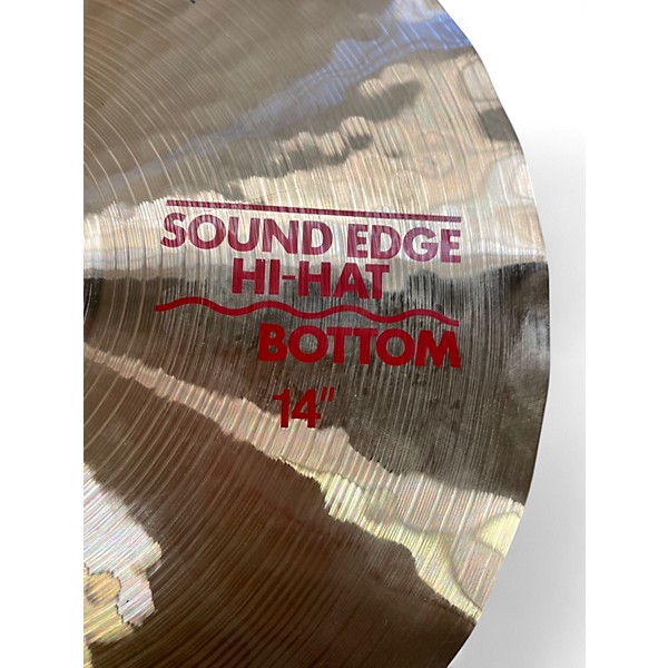 Used Paiste 14in 2002 SOUND EDGE BOTTOM Cymbal