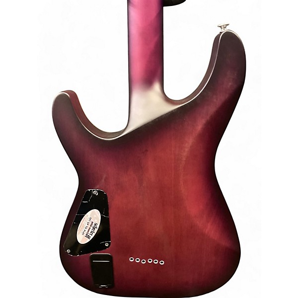 Used Schecter Guitar Research C1 Platinum Trans Purple Solid Body Electric Guitar