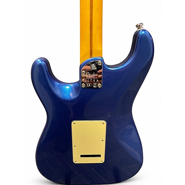Used 2022 Fender American Ultra Stratocaster COBRA BLUE Solid Body Electric Guitar