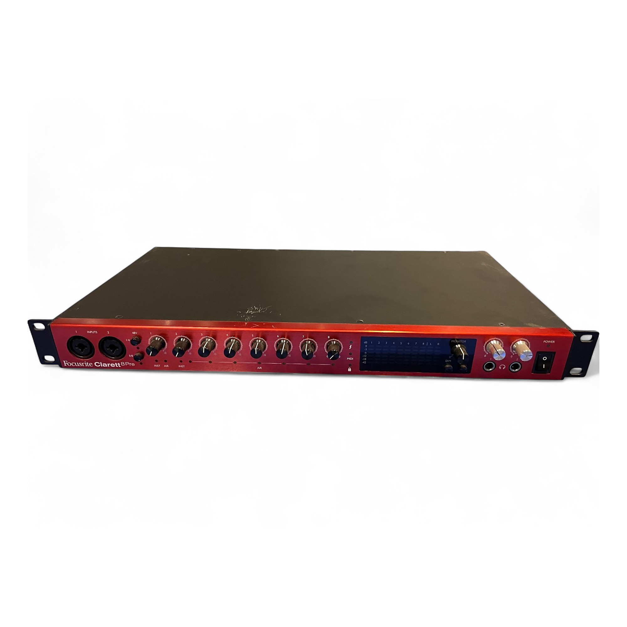 Focusrite Clarett 8Pre USBインターフェース★中古美品 Used Focusrite Clarett 8Pre USB Audio Interface | Guitar Center