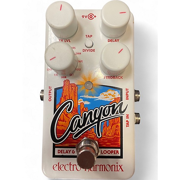 Used Electro-Harmonix Canyon Delay and Looper Effect Pedal