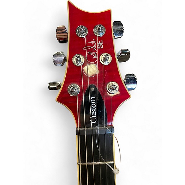 Used PRS SE Custom 24 Cherry Sunburst Solid Body Electric Guitar