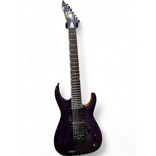 Used ESP LTD SH7ET Trans Purple Solid Body Electric Guitar,Specials : American Fashion Style Bags On Sale