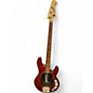 Used Sterling by Music Man Stingray 5 string bass Dakota Red Electric Bass Guitar thumbnail