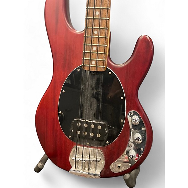 Used Sterling by Music Man Stingray 5 string bass Dakota Red Electric Bass Guitar