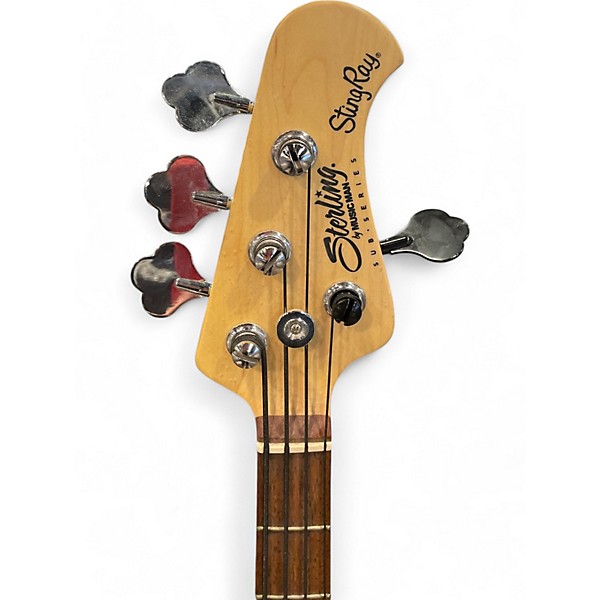 Used Sterling by Music Man Stingray 5 string bass Dakota Red Electric Bass Guitar