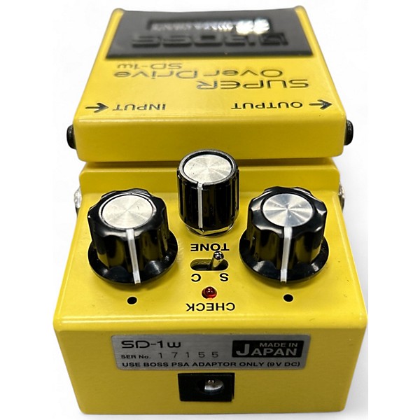 Used BOSS SD1W Super Overdrive Waza Craft Effect Pedal
