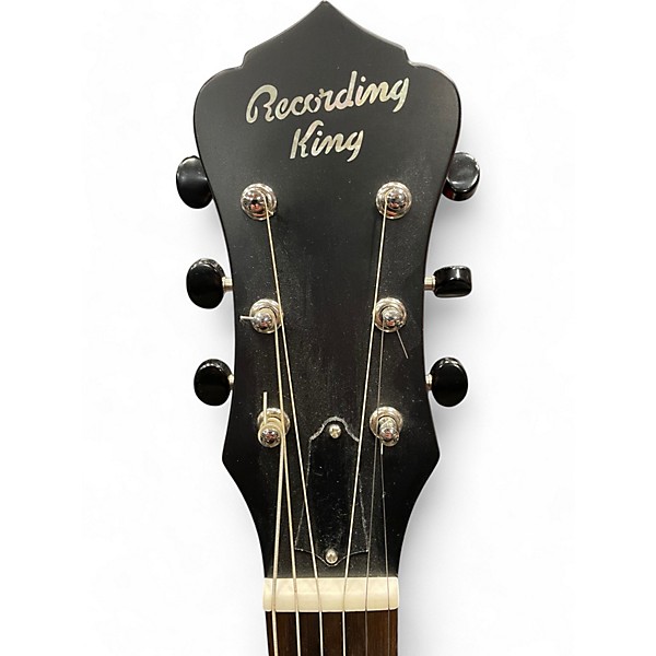 Used Recording King RM-993-BKN Chrome Acoustic Guitar
