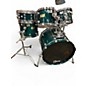 Used Mapex 5 Piece Saturn Pro Green Drum Kit thumbnail