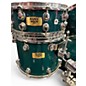 Used Mapex 5 Piece Saturn Pro Green Drum Kit