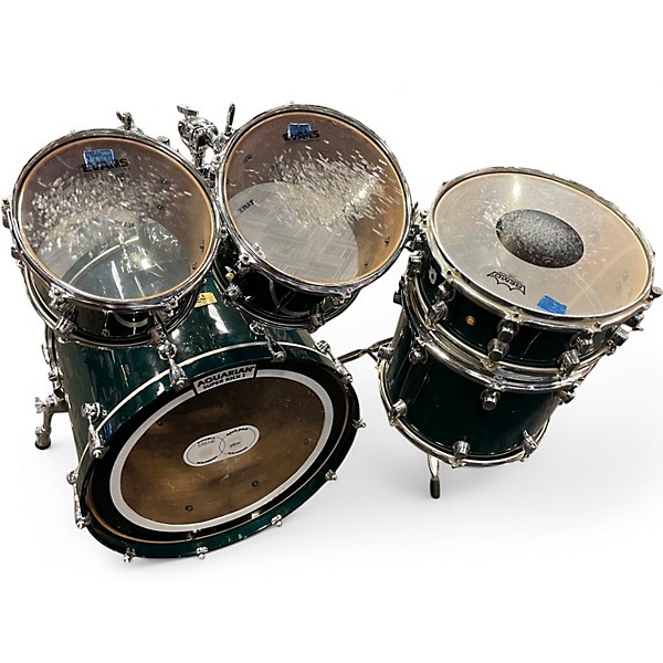 Used Mapex 5 Piece Saturn Pro Green Drum Kit