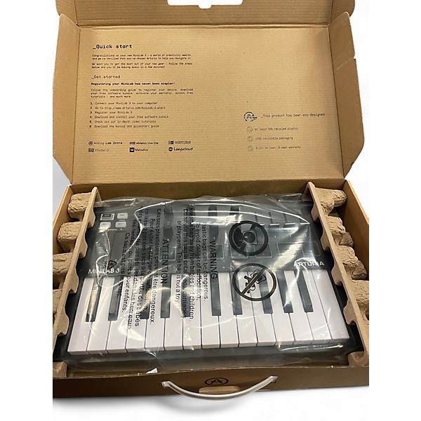 Used Arturia Minilab 3 MIDI Controller