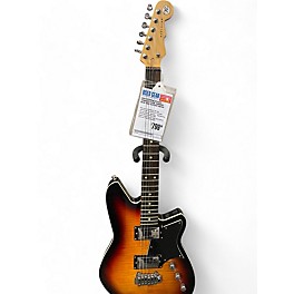 Used Reverend Descent Standard Flame Sunburst Solid Body Electric Guitar