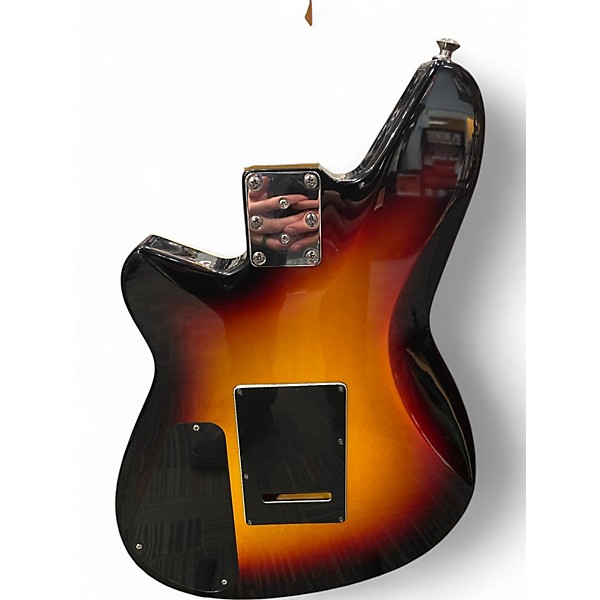 Used Reverend Kingbolt RA Flame Sunburst Solid Body Electric Guitar