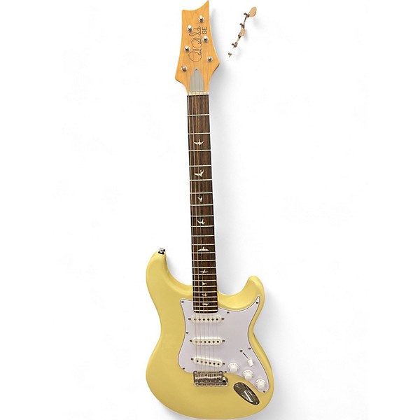 Used PRS SE Silver Sky Cream Solid Body Electric Guitar
