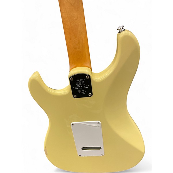 Used PRS SE Silver Sky Cream Solid Body Electric Guitar