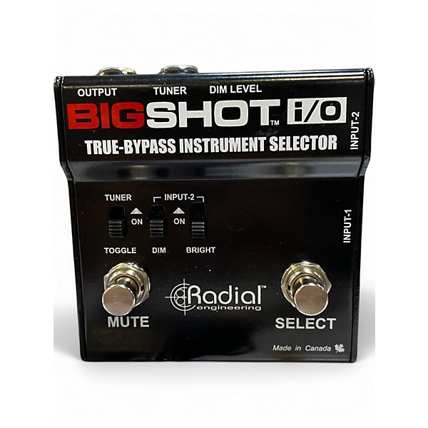 Used Radial Engineering Bigshot I/O True Bypass Selector Pedal,Specials : American Fashion Style Bags On Sale