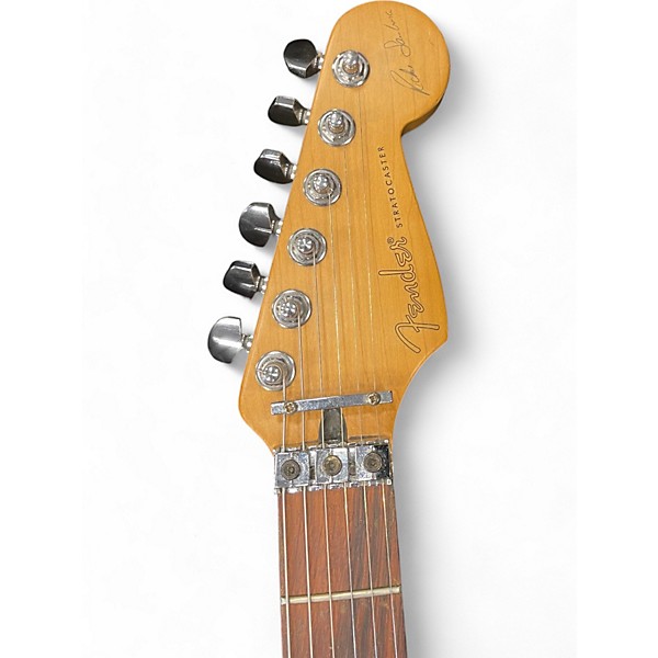 Used Fender Richie Sambora Signature Stratocaster Olympic White Solid Body Electric Guitar