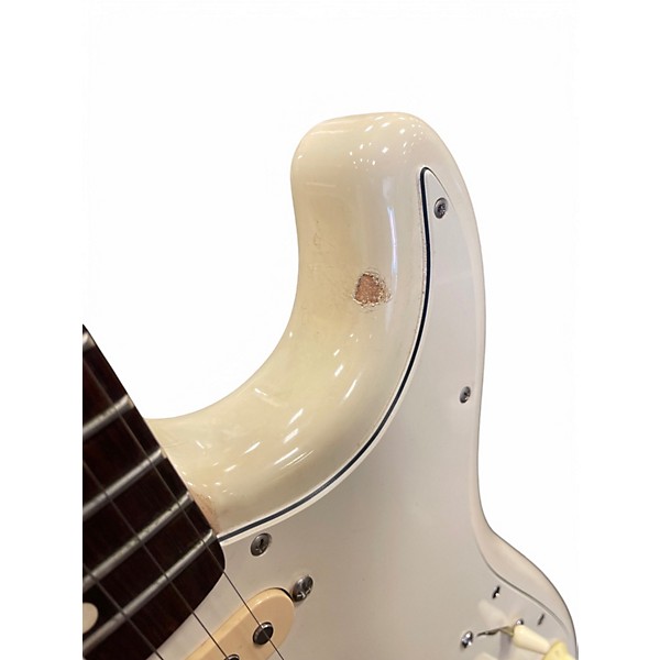 Used Fender Richie Sambora Signature Stratocaster Olympic White Solid Body Electric Guitar