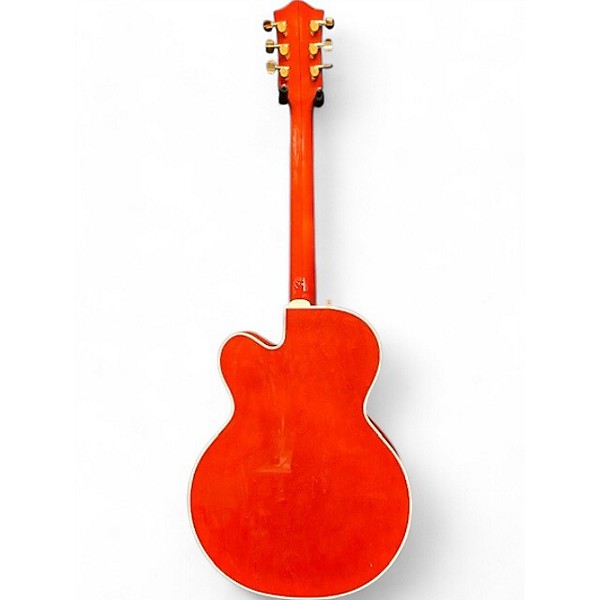 Used 2021 Gretsch Guitars G6120 Chet Atkins Signature Orange Hollow Body Electric Guitar