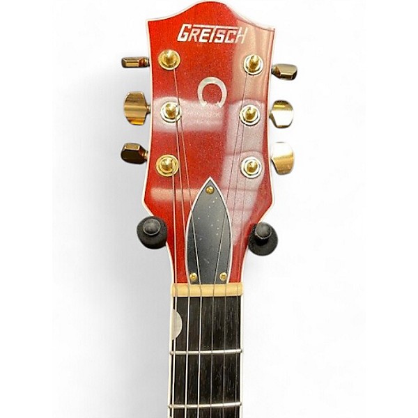 Used 2021 Gretsch Guitars G6120 Chet Atkins Signature Orange Hollow Body Electric Guitar