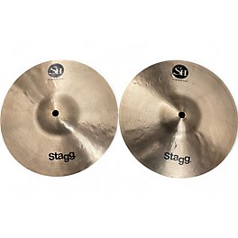 Used Stagg 10in Medium Hi-Hats Cymbal
