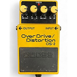 Vintage 2000s BOSS OS2 Overdrive Distortion Effect Pedal